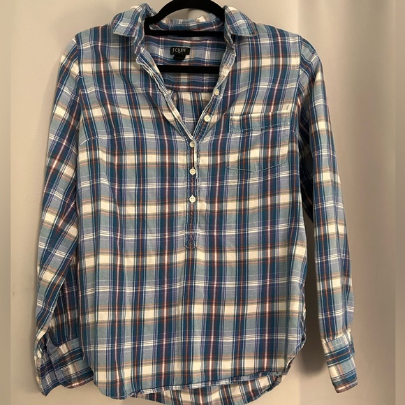 Vintage J.Crew pullover flannel - Picture 2 of 2